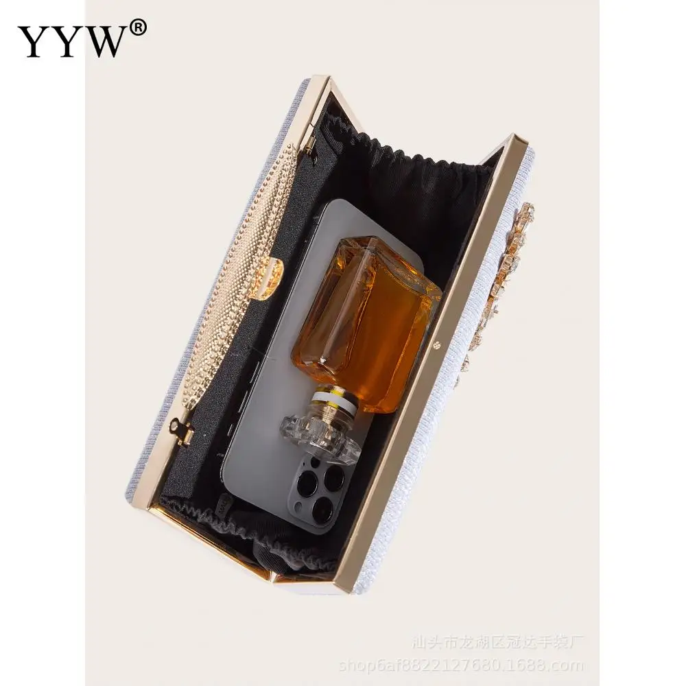 New Rhinestones Evening Clutch Bag Purses And Handbag 2023 Luxury Designer Shoulder Bags Wedding Party Shiny Crystal Clutch Bag