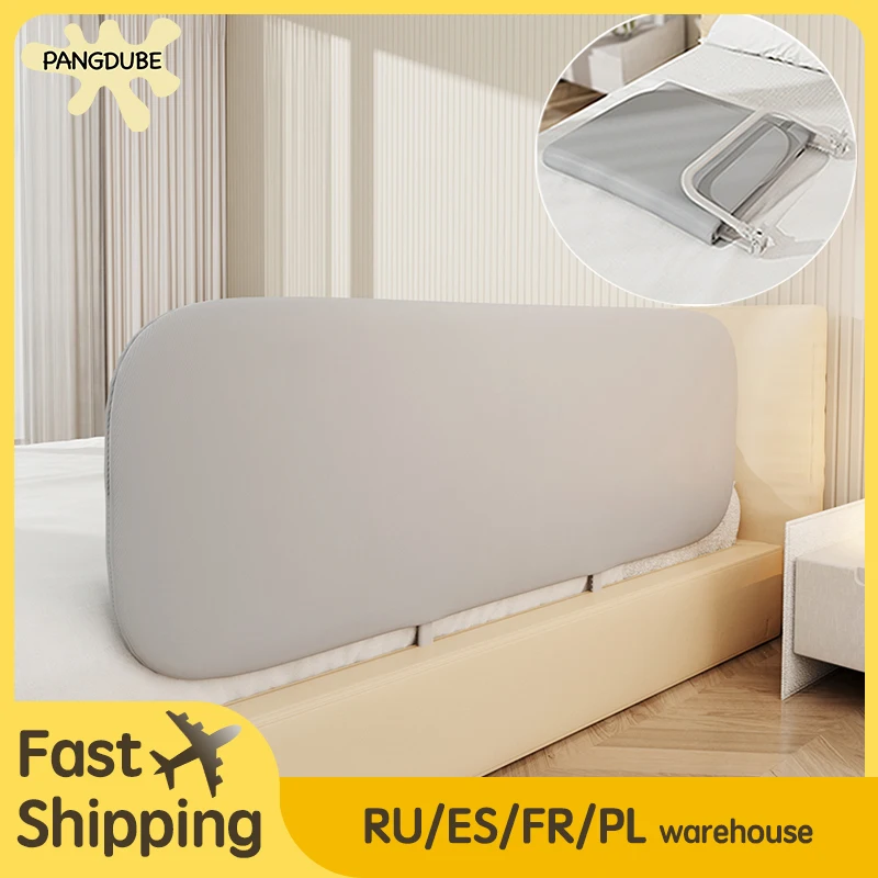 PANGDUBE Garde-corps de lit pliable pour enfants Garde-corps de lit avec sac de rangement Barrière portable pour enfants pour la protection du lit pour bébé
