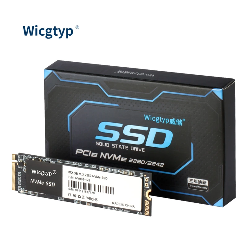 Estado Sólido Internas do Disco Rígido Nvme 128 de Wicgtyp M.2 Nvme 256gb 3.0 gb Pcie Gen 512x4 Ssd Nvme 2280 gb 1tb para o Portátil Unidades de - Imagem 5