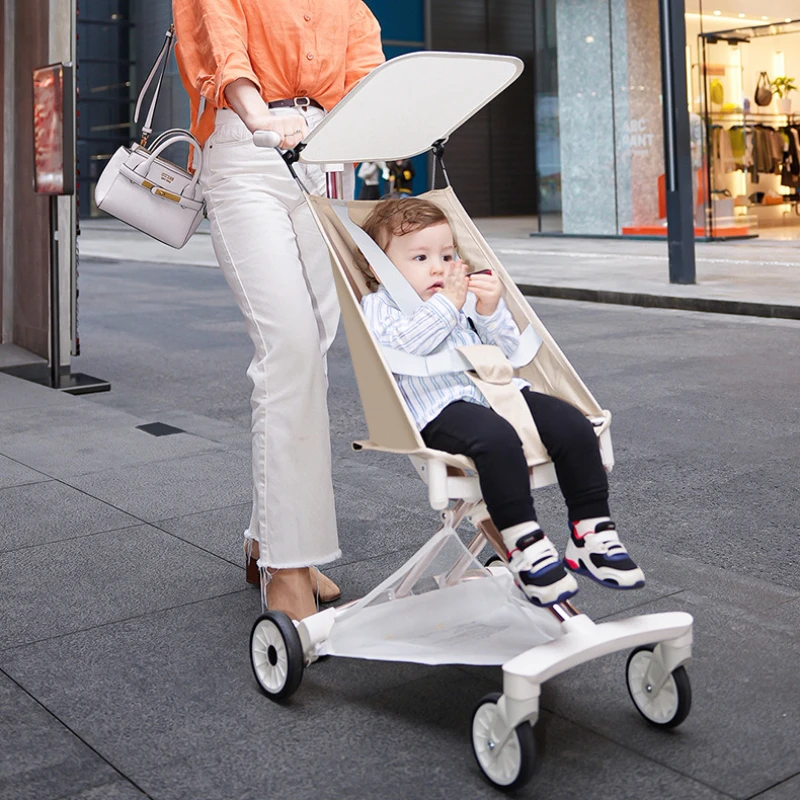 2025 New Lightweight Baby Travel Stroller Portable Foldable Pocket Stroller Multifunctional Children’s Stroller Baby Carriage