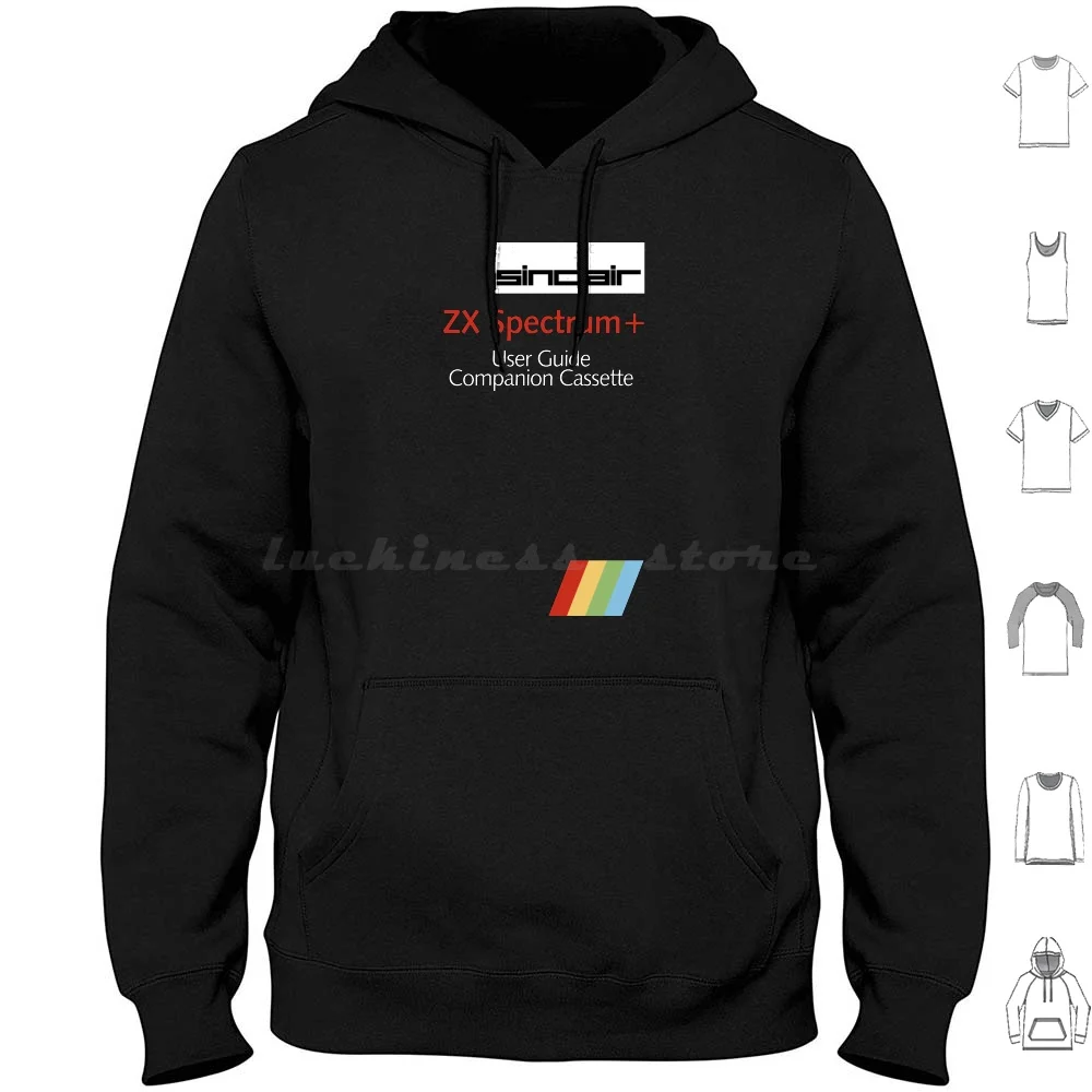 Zx Spectrum Hoodie Cotton Manica Lunga Spectrum Zx Zx81 Zx80 Retro Geek 8 Bit Hipster Pc Computer 80S Gamer Retrogamer