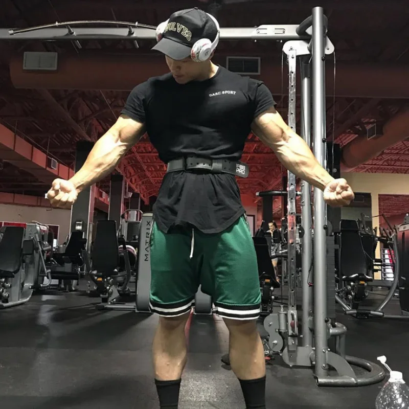 Men's Sports Basketball Shorts Mesh Quick Dry Fitness Joggers Casual Breathable Male Sportswear Summer Gym Shorts Men Pants 4