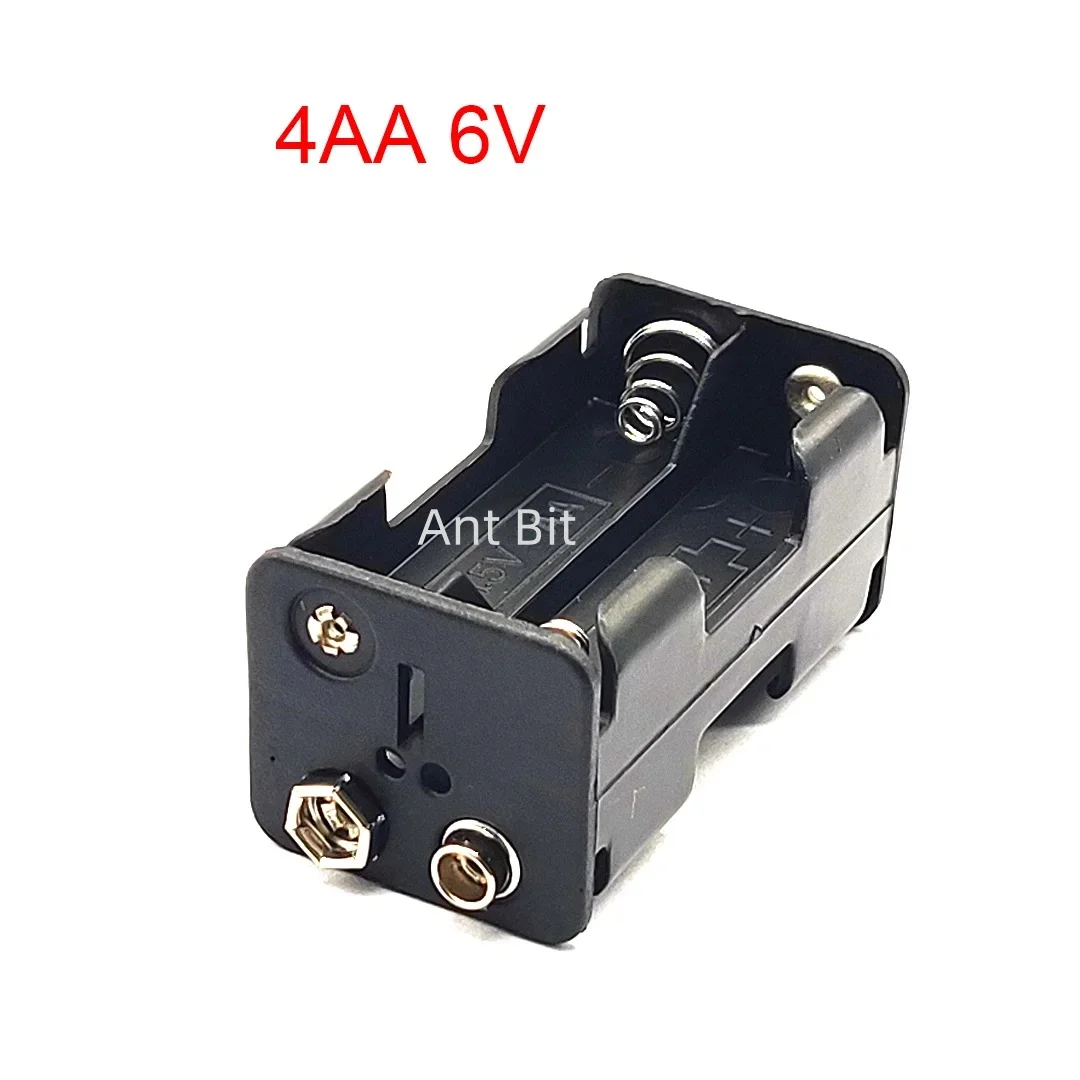 5PCS AA2/4/6/8 슬롯 No.5 연속 양면 배터리 홀더 AA 배터리 박스(9V 버클 포함) 1x 2x 3x 4x AA 배터리 박스 DIY