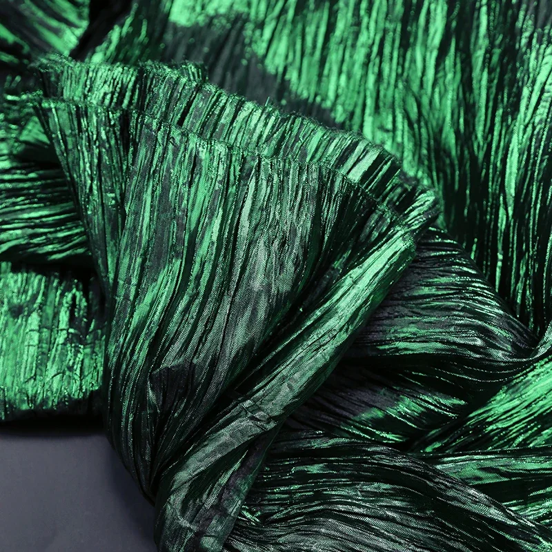 Hand-twisted Rope Wrinkled Irregular Pleated Fabric Texture Shape Masquerade Party Decoration Background Stage Costume Fabric