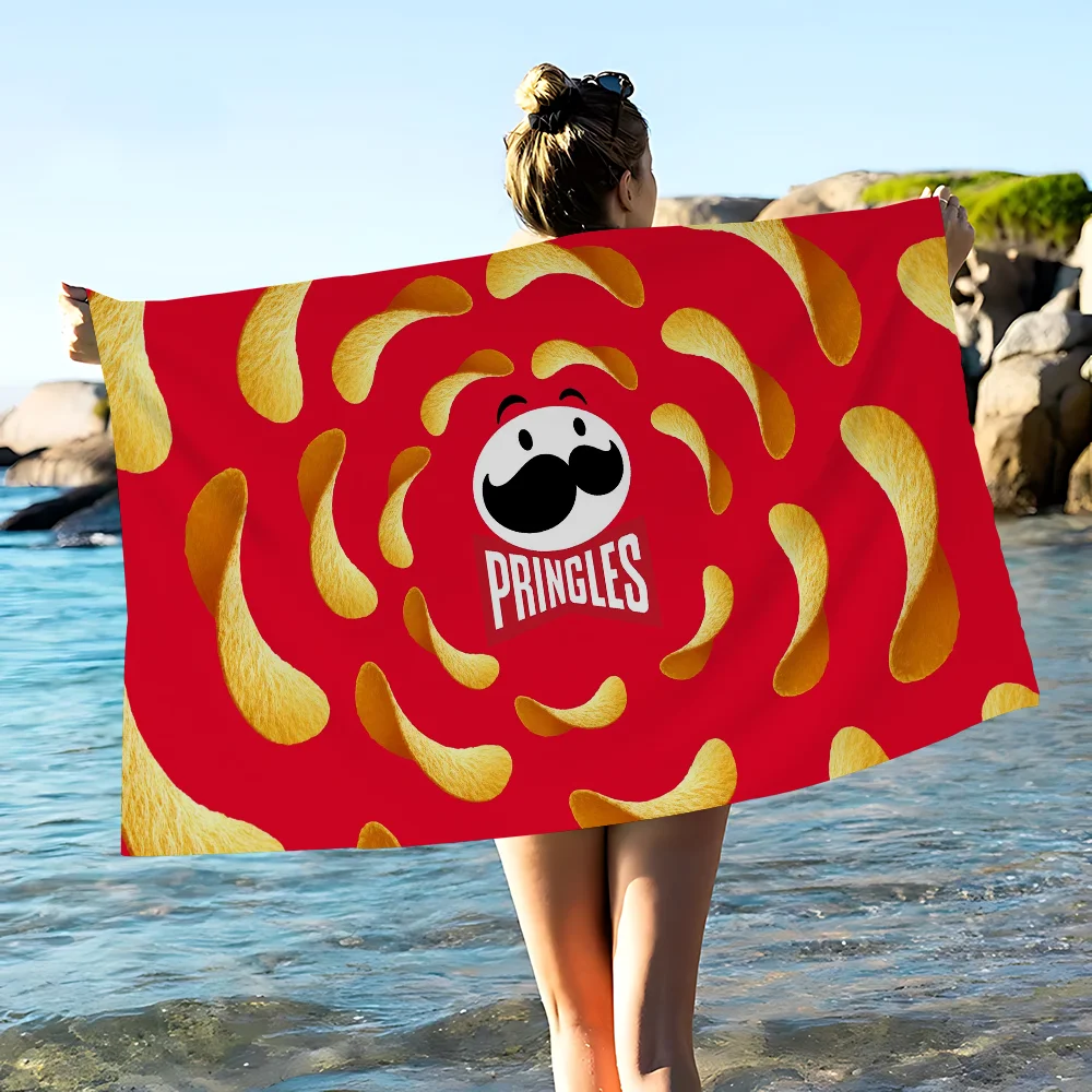 Fashion P-Pringles L-LLC Big Microfiber Beach Towels Quick Dry Towel Sand Beach Towels Pool Towel for Travel Swim Pool Yoga