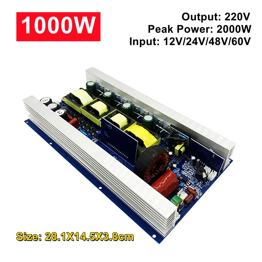 순수 사인파 인버터 모듈 12V24V48V에서 220V로 고출력 차량용 카라반 가정용 배터리 변환기 메인 보드 150W3000W