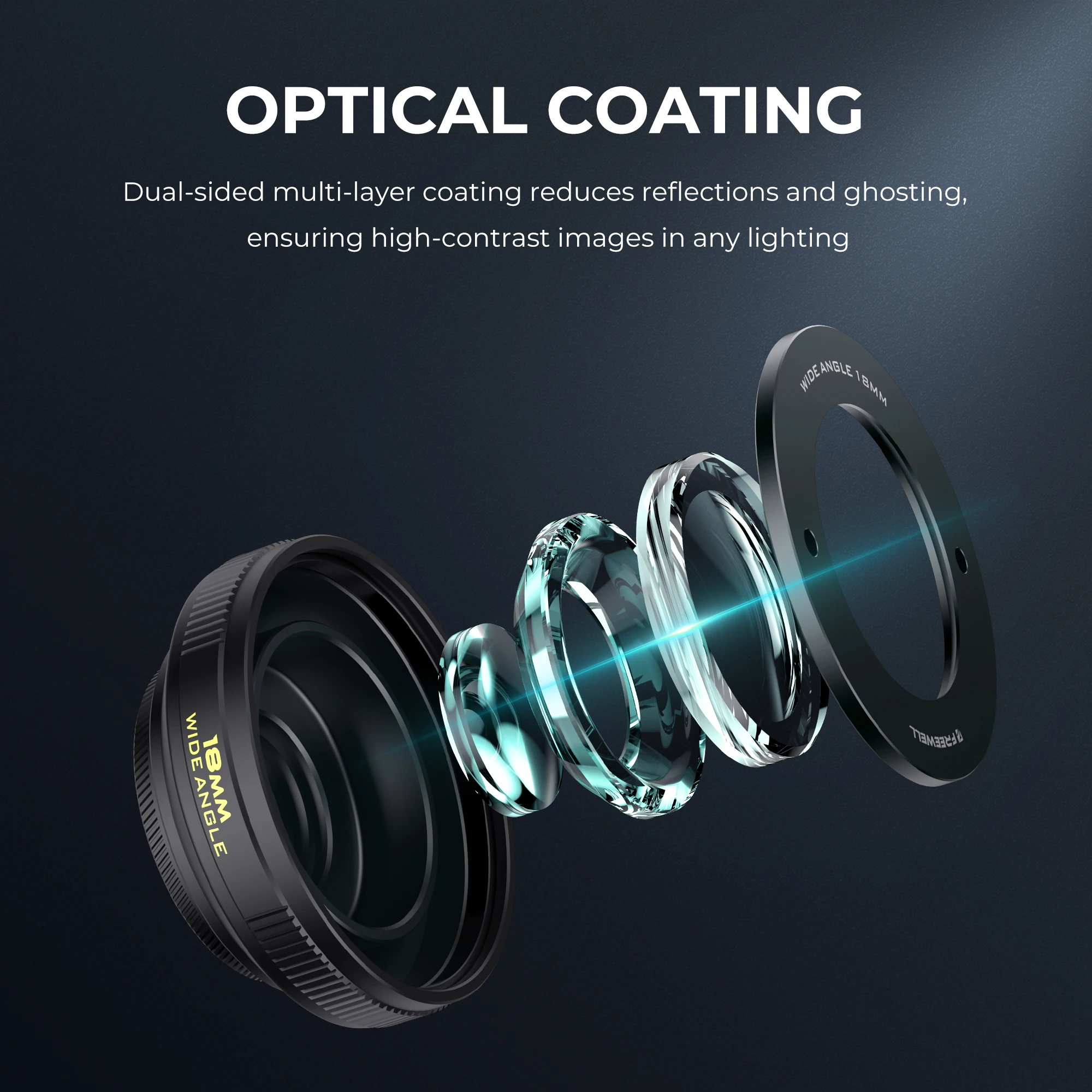 Freewell 18mm Wide Angle Lens Compatible 17mm Mount Phone Cases Smartphone Photography Accessories - Explore Boundless Vistas 3