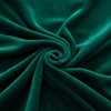 WASART Winter warm solid flannel bed sheet elastic fitted sheet mattress protector cover 150x200cm single double queen king size 3