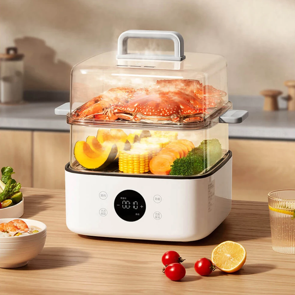 2024 XIAOMI MIJIA Multi-Function Electric Steamer N1 13L Pressure Multicooker Steamer Food Warmer 1500W 8H Heat Preservation 6