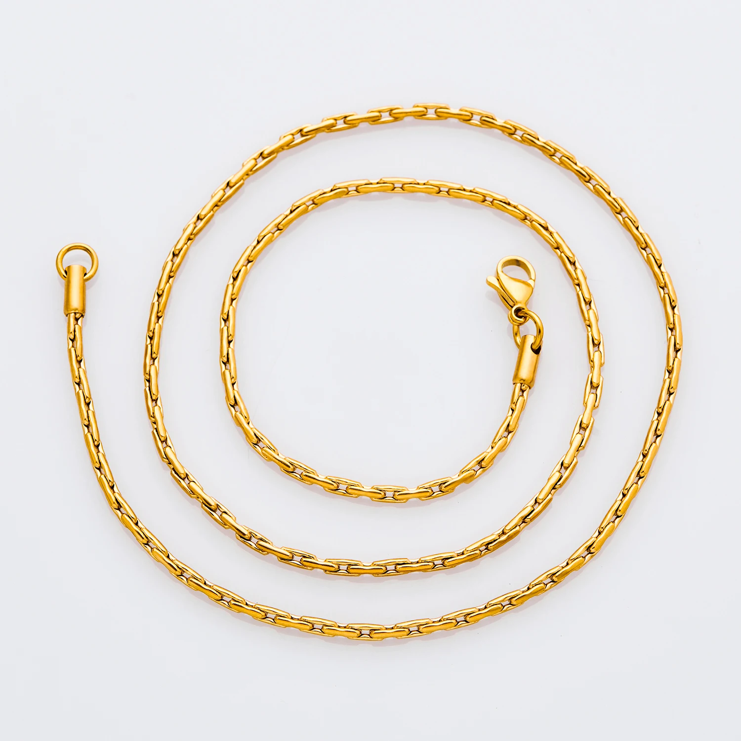 Comparison of different chain widths