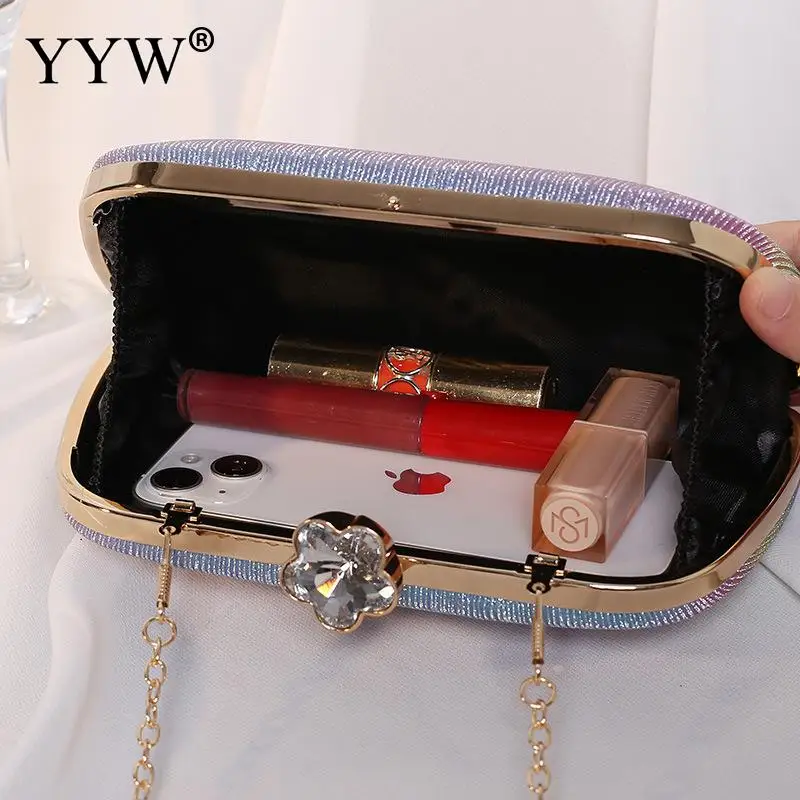 Fashion Women Clutch Bag Handbag Female Elegant Multi Colors Handbag Rainbow Tote For Ladies Wedding Party Bag Purse Clutches