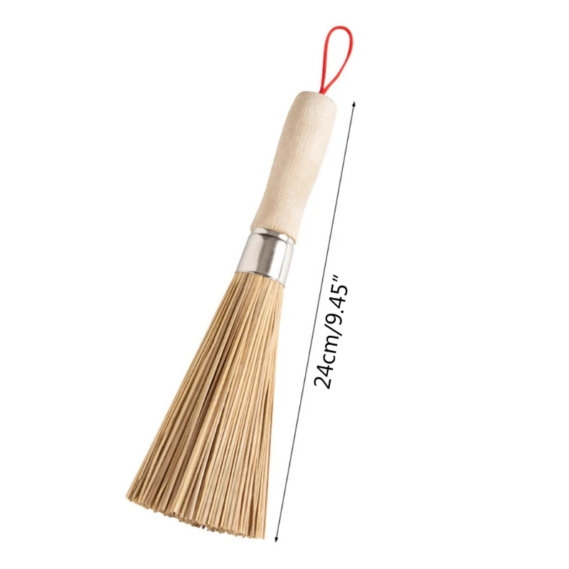 Brosses De Wok En Bambou, Brosses De Nettoyage De Cuisine Traditionnelles, Fouet De Nettoyage De Wok, Brosses Naturelles Pour Poêles à Frire, Brosse De Nettoyage Pour Poêles à Long Manche En Bambou