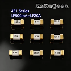 10 - Pack SMD Ceramic Fuses - Wide Range of Current Ratings from 62mA to 15A - LF 62mA