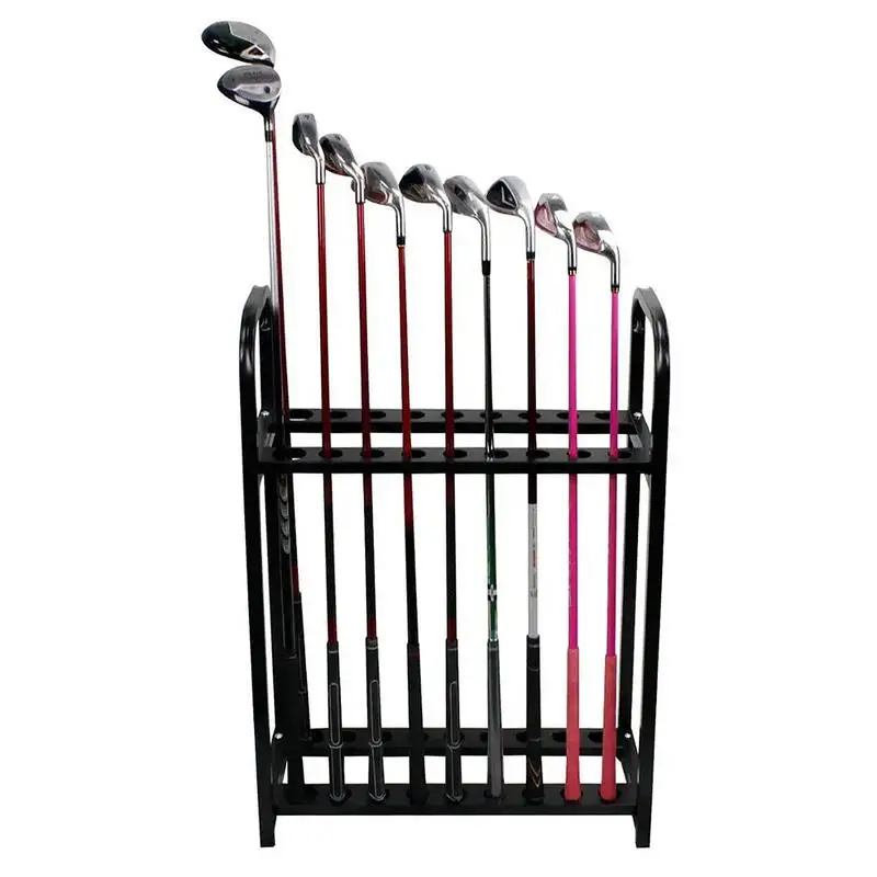 

Golf Club Holder Large Capacity Putter Stand Accessories Durable Organizer 18 Holes Outdoor Putter Rack