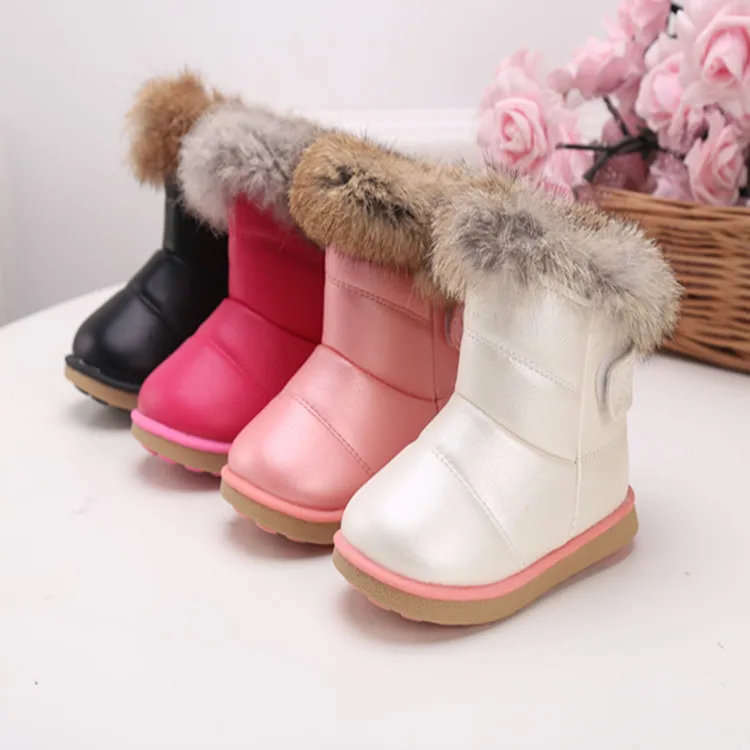 Children Boots JGSHOWKITO Girls Boots For Kids Children Rubber For Toddler Boys Girl Toddlers