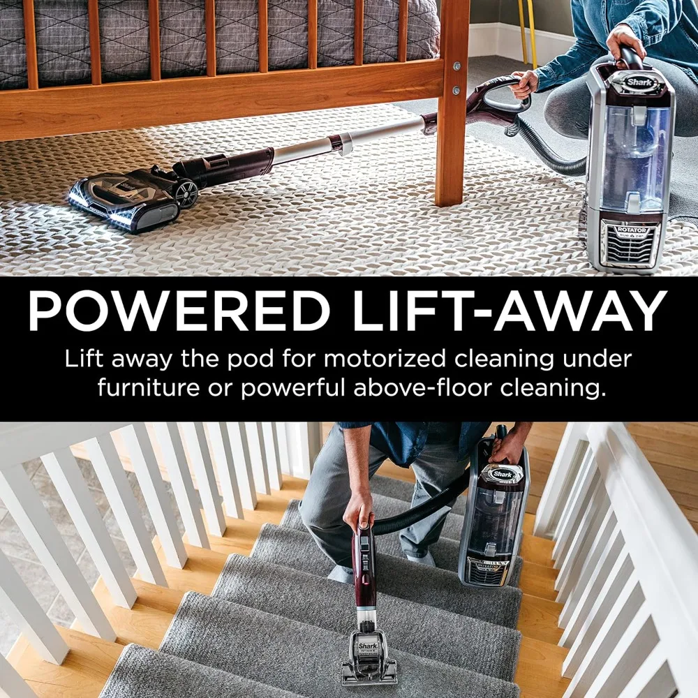 NV752 Rotator Powered Lift-Away TruePet Upright Vacuum with HEPA Filter, Large Dust Cup Capacity, LED Headlights 2