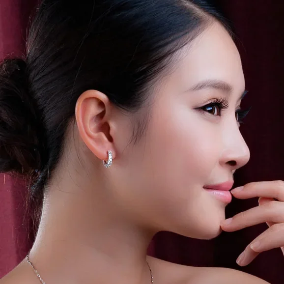 925 Sterling Silver Hoop Earrings