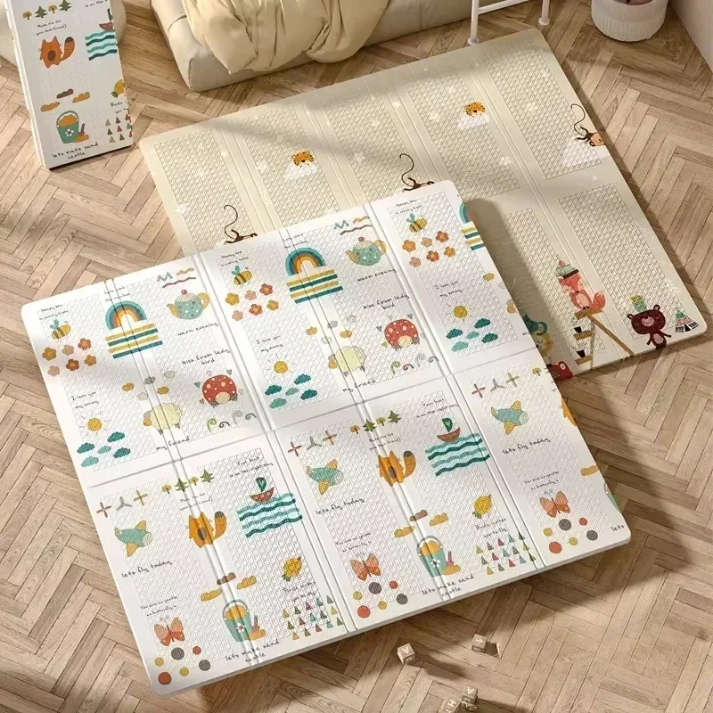 Children's Blanket XPE Foam Baby Play Mat Soft Floor Crawling Pad Toys For Kids Carpet Folding Game Activity Rug with Bag Gifts baby play mat,play mat,foam play mat