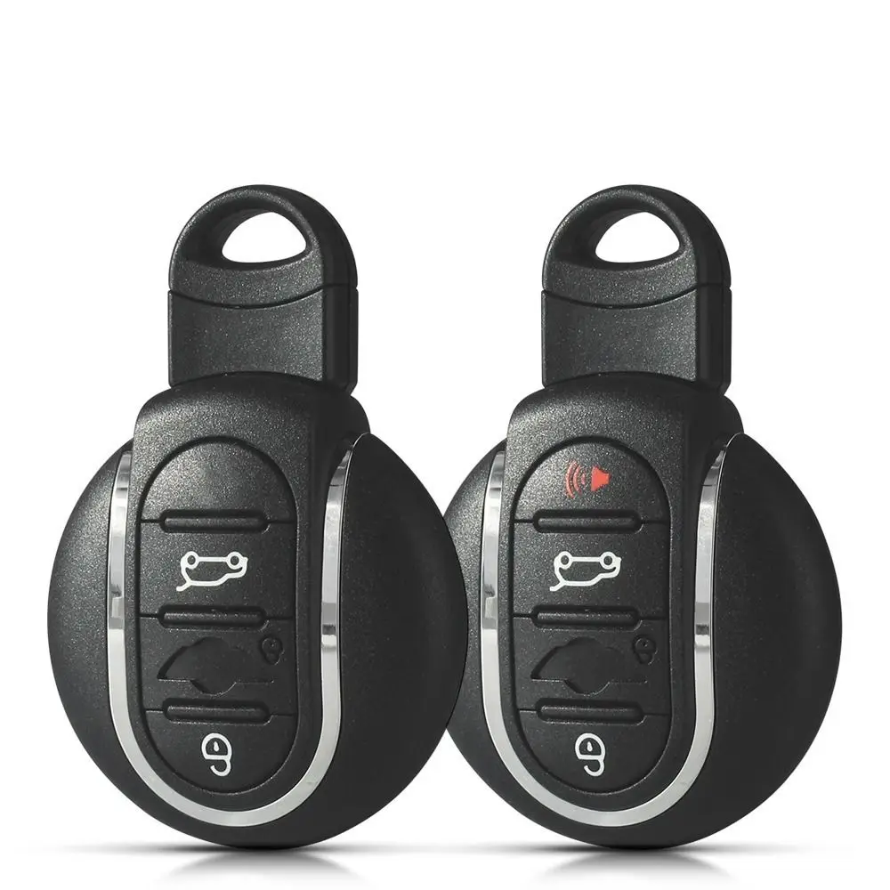 with Key Blade Key Holder 3/4 Buttons Car Key Case Smart Remote for BMW Mini Cooper F54 F55 F56 F57 F60 2015 2016 2017 2018