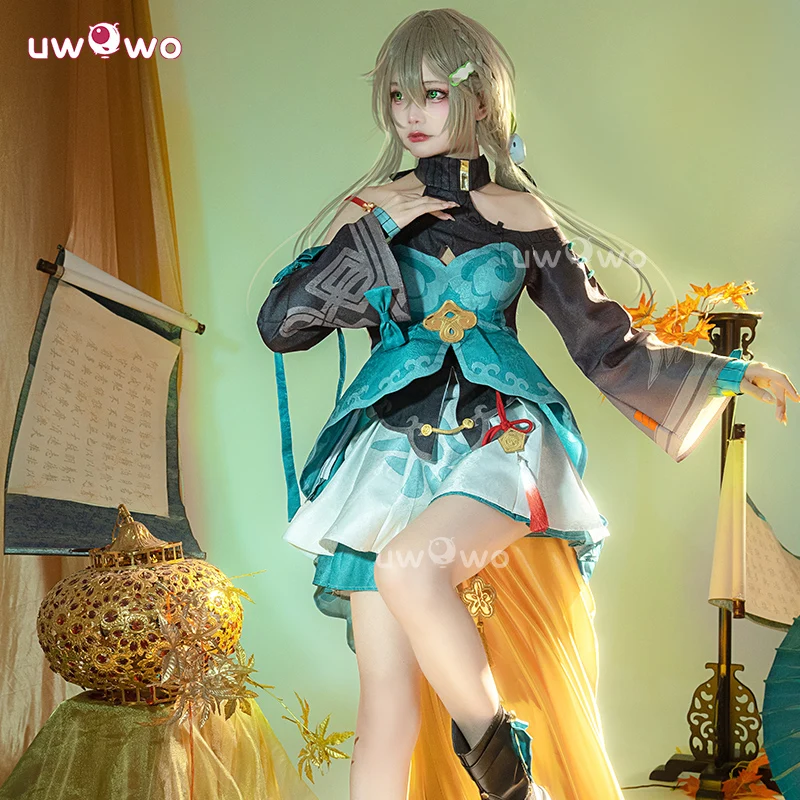 PRE- UWOWO ݷ ø: Honkai Star Rail Qingque HSR ڽ ڽƬ  ҳ ڽƬ ǻ, Ϳ ҳ ǽ