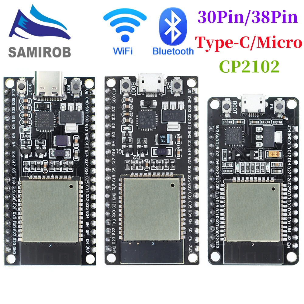 บอร์ดพัฒนา ESP32 สำหรับโปรเจกต์อิเล็กทรอนิกส์