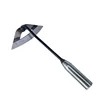 Horticultural weeding and loosening soil with curved hollow hoe 1