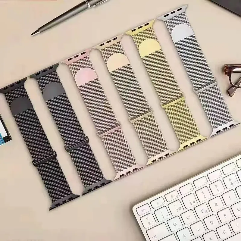 Metal Milanese Strap for Apple Watch Band Ultra3/2 49mm 11 10 9 8 7 Magnetic Bracelet iWatch 6 5 4 SE2 46mm 45mm 41mm 44mm 40mm - Image 4