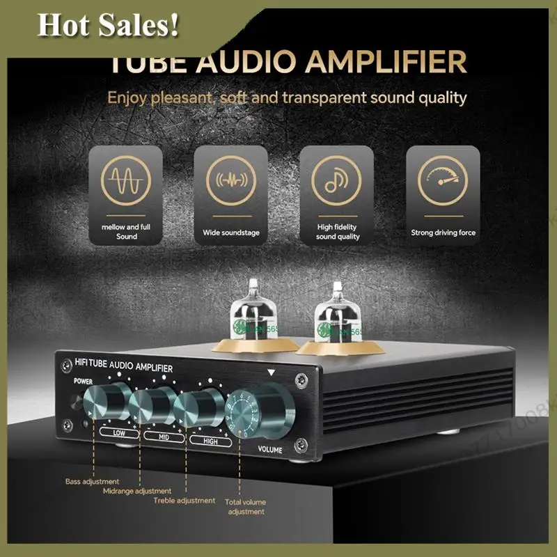 -A23G Hifi 튜브 오디오 프리 앰프 6K4 진공관 앰프 버퍼 조정 오디오 튜..