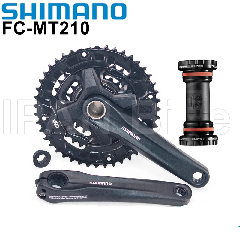 

Велосипедный кривошипный комплект Shimano Alivio FC-MT210 9/27 скоростей FC MT210 MTB велосипедный кривошипник 170 175 мм 44/40/36T BB MT501 Нижний Кронштейн