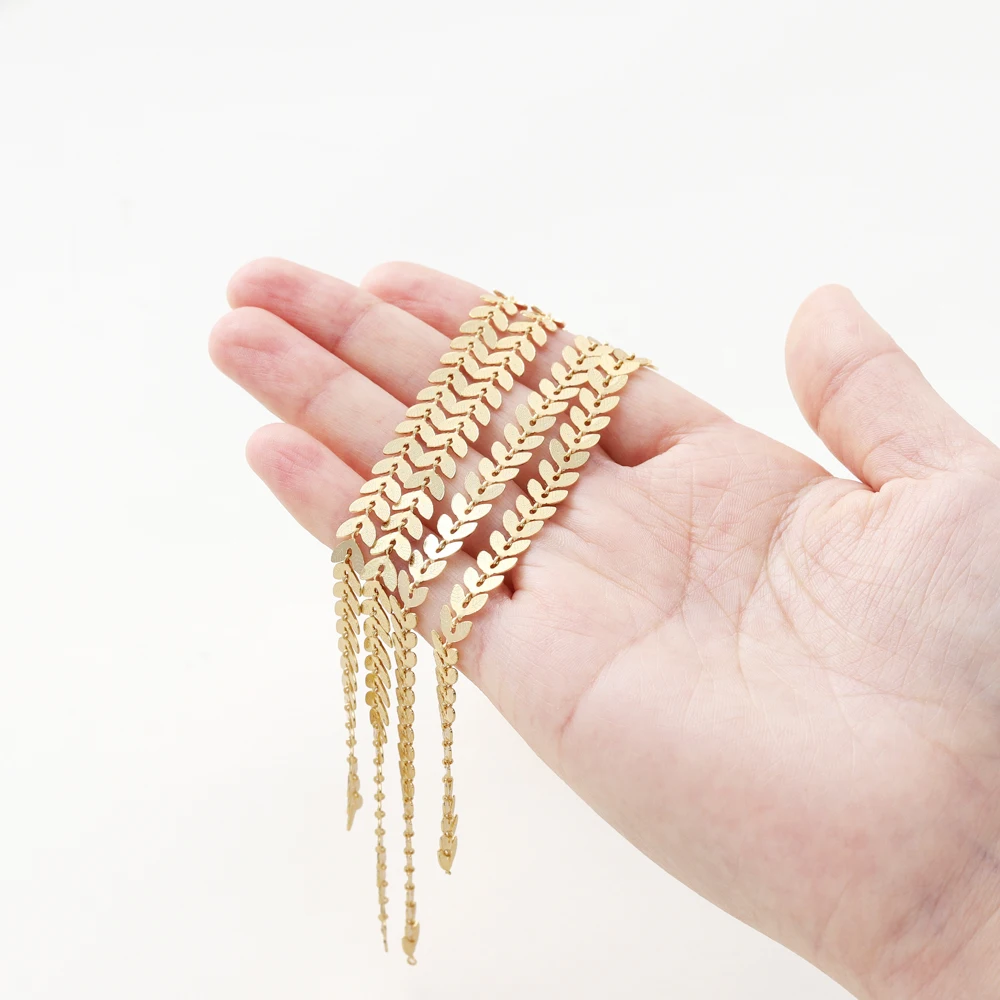 1 meter/los 14K 18K Gold Überzogene Messing Metall Runde Link Kabel Ketten DIY Schmuck Machen Kette Für hand Schmuck Zubehör – Detail 26