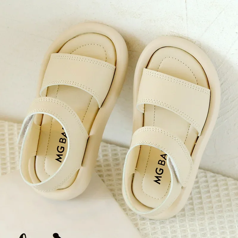Children's Sandals for Boys Girls Unisex Toddlers Little Kids Beach Sandals 2025 Summer Shoes Simple Style Classic Soft 21-30