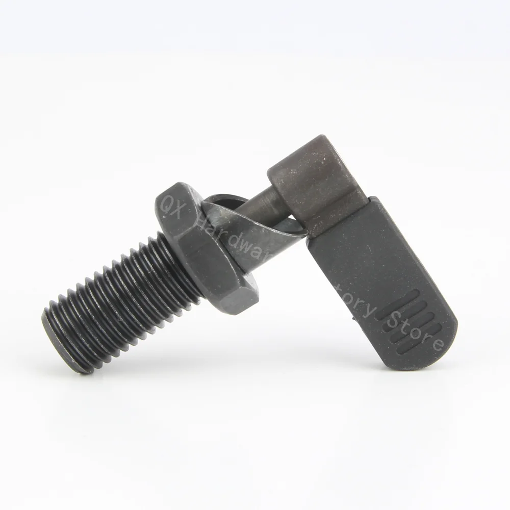 QX226 Retractable Carbon or Stainless Steel L-handle Indexing Plungers with Grip and Lock-Out Nuts