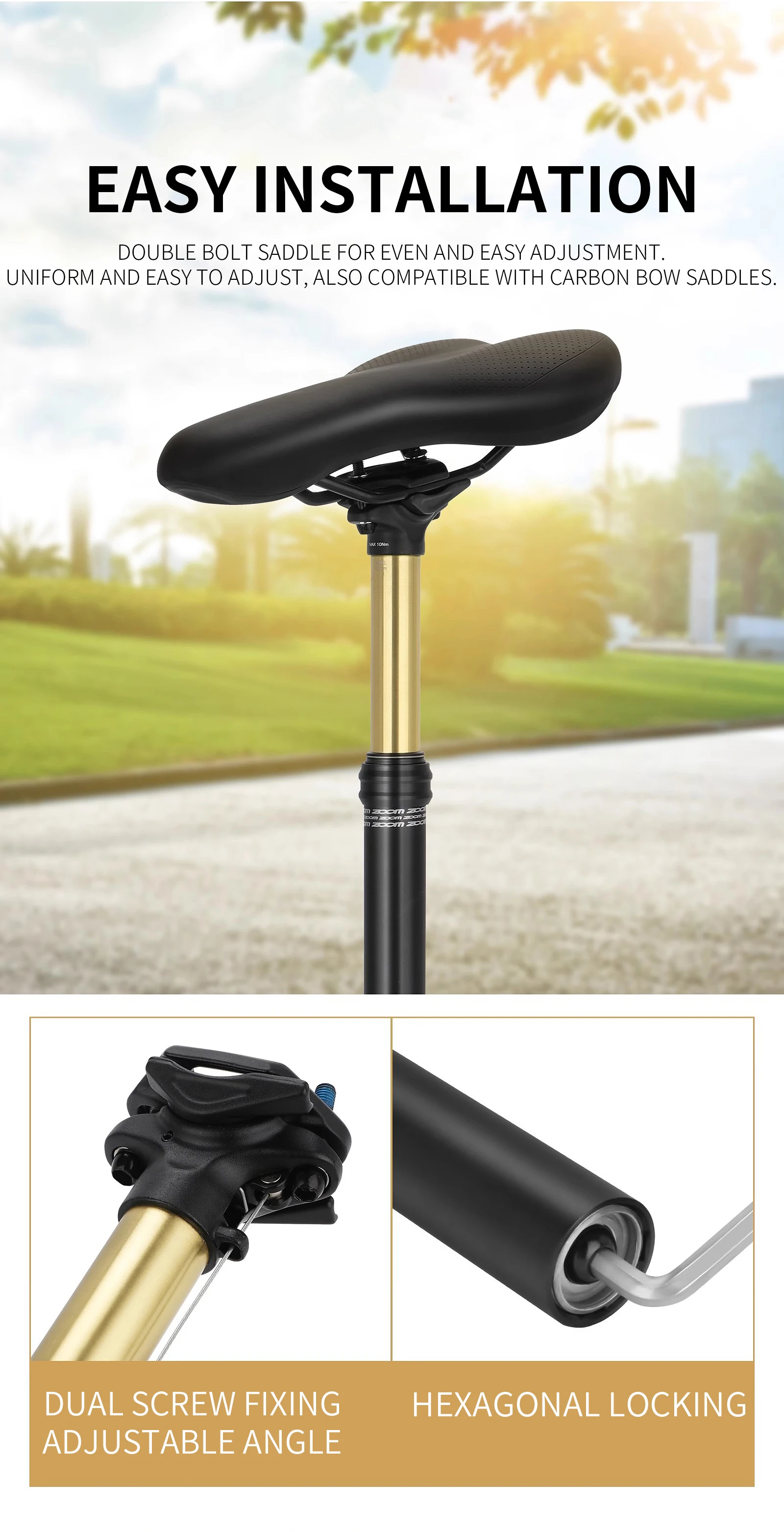 ZOOM Fahrrad Fernbedienung Sitzrohr Mountainbike Hydraulische Lift Sitz Fernbedienung Von Hydraulische Hebe Sattelstütze Für Fahrrad – Detail 7