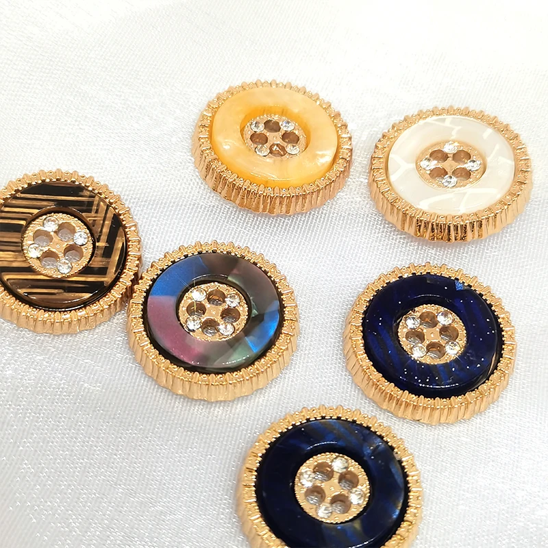 Multicolor Rhinestone Buttons 4