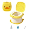 Kids Travel Toilet Stool Foldable and Lightweight Infant Baby Potty Small Children WC Support Up to 50kg Load Bearing 4
