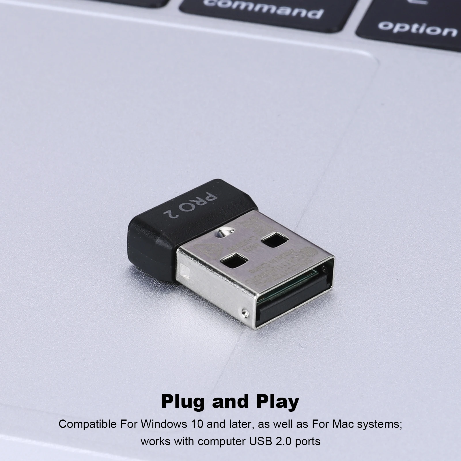 무선 USB 어댑터 USB-C 포트 USB 동글 마우스 수신기 어댑터 플러그 앤 플레이 Pro 2 Lightspeed용 낮은 대기 시간