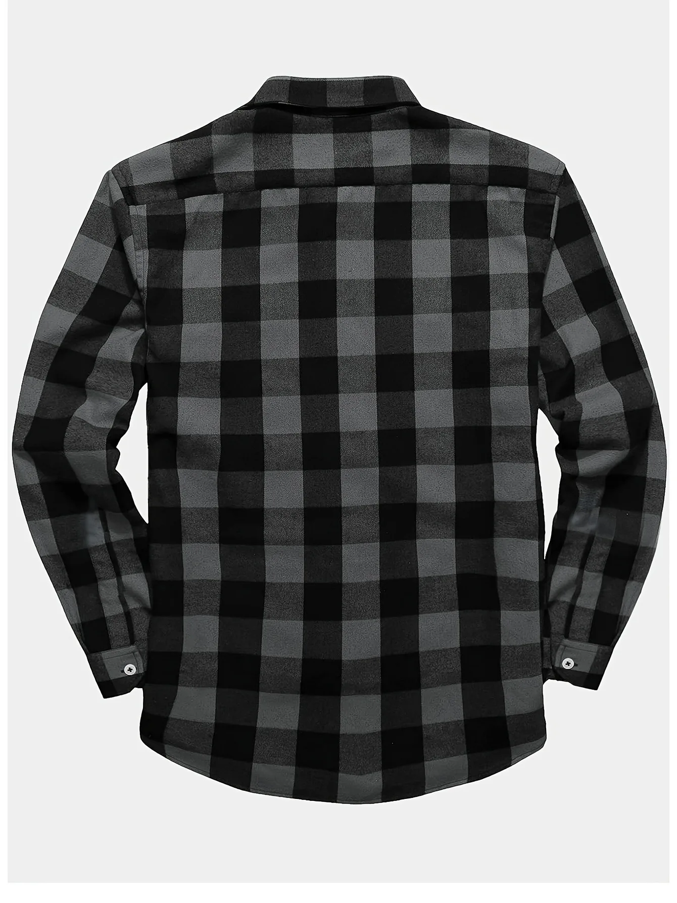 قميص رجالي كاروهات للربيع والخريف بأكمام طويلة من الفلانيل، قميص عصري من مزيج القطن، قميص كاجوال للشارع والأنشطة الخارجية