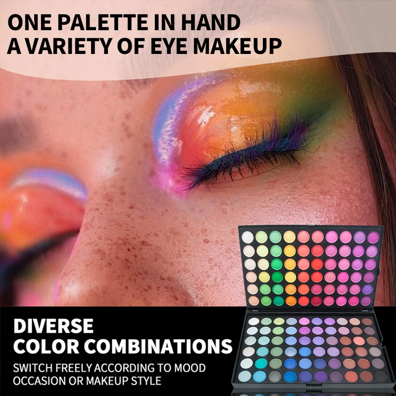 120 Color Eyeshadow Palette Glitter Matte Shimmer Finishes Eye shadow Palette Colorful High Pigment Eyes Makeup Palette for Part 3 120 Color Eyeshadow Palette Glitter Matte Shimmer Finishes Eye shadow Palette Colorful High Pigment Eyes Makeup Palette for Part 3
