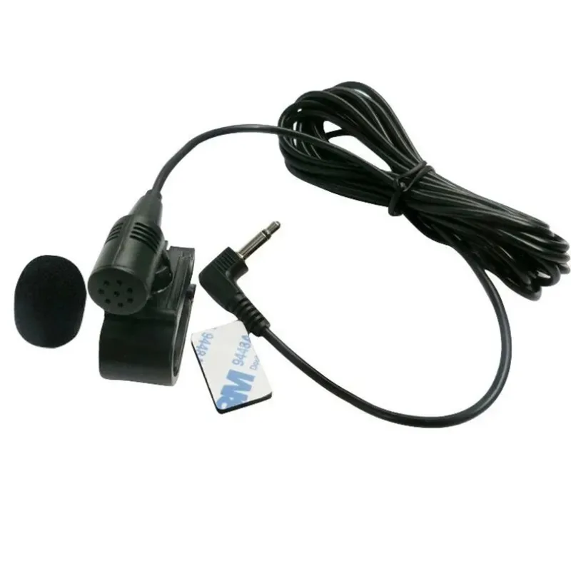 Car Audio Microphone 3.5mm Clip Jack Plug Mic Stereo Mini