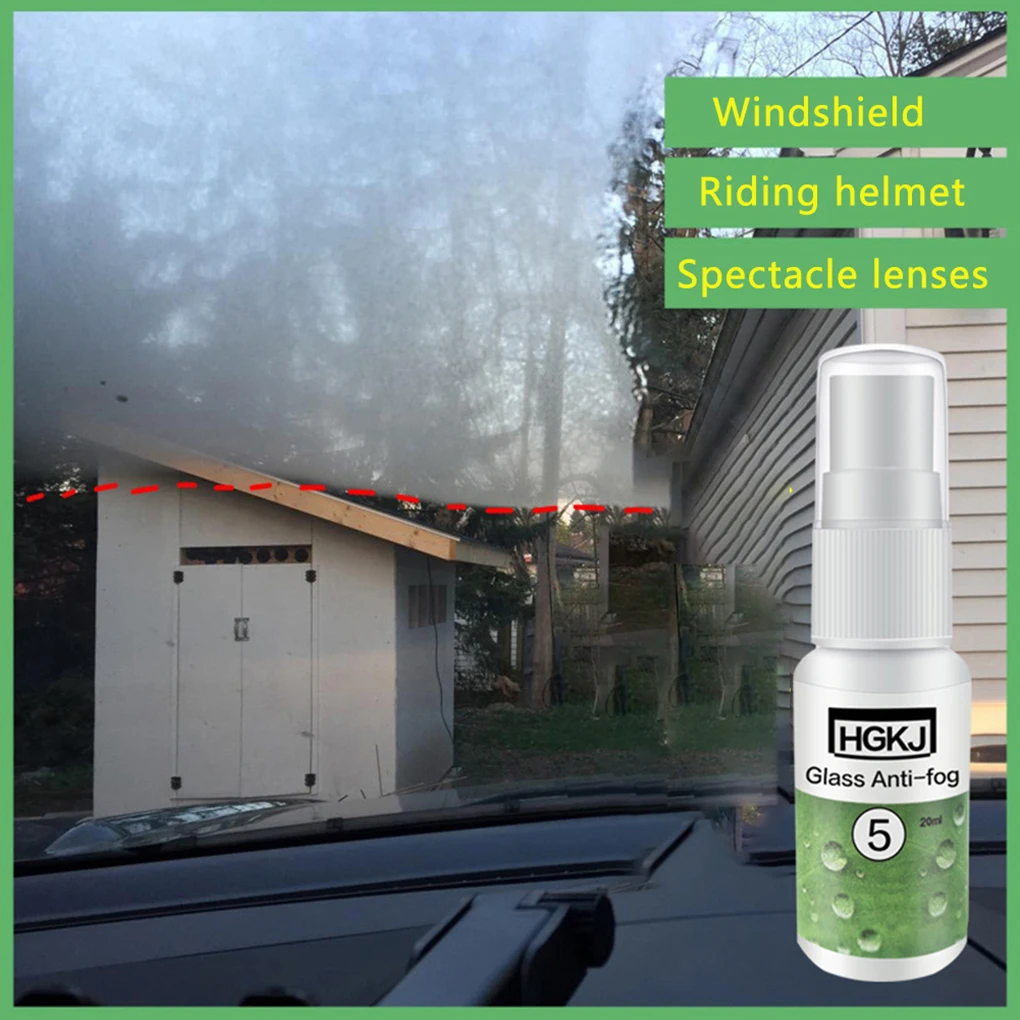 20ml/50ml Car Care Anti-fog Agent Waterproof Rainproof Anit-fog Spray for Front Window Glass Anti Mist Goggles