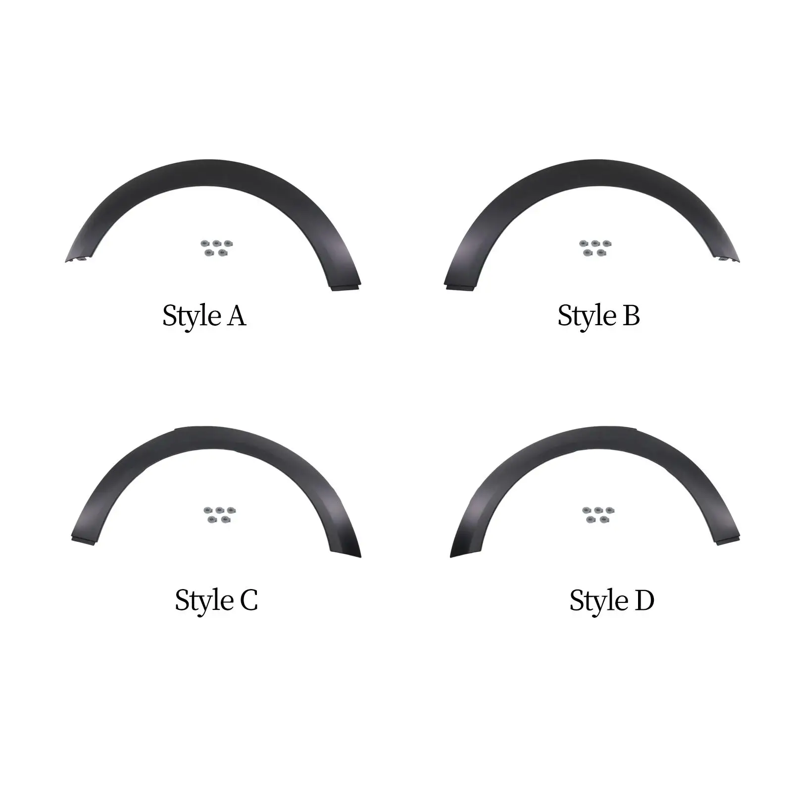 Front Left Wheel Eyebrow Arch Trim Fenders For Tesla Model X 2023-2024