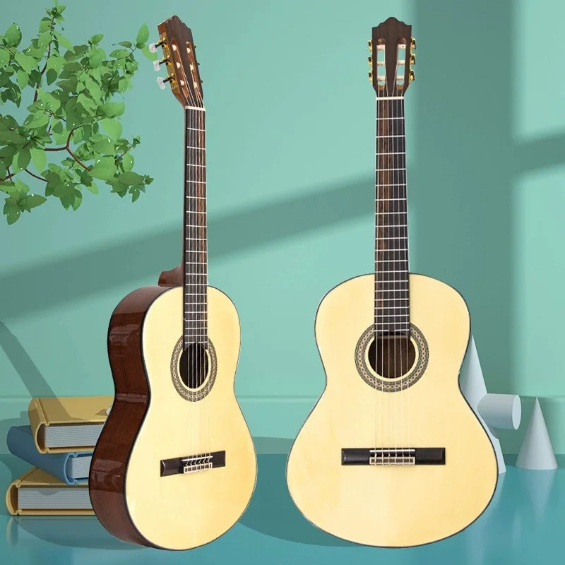 

36 inch Classical guitar with Nylon string 580mm,nut 50mm,cedar top/mahogany body,Travel guitar/Kids' guitar