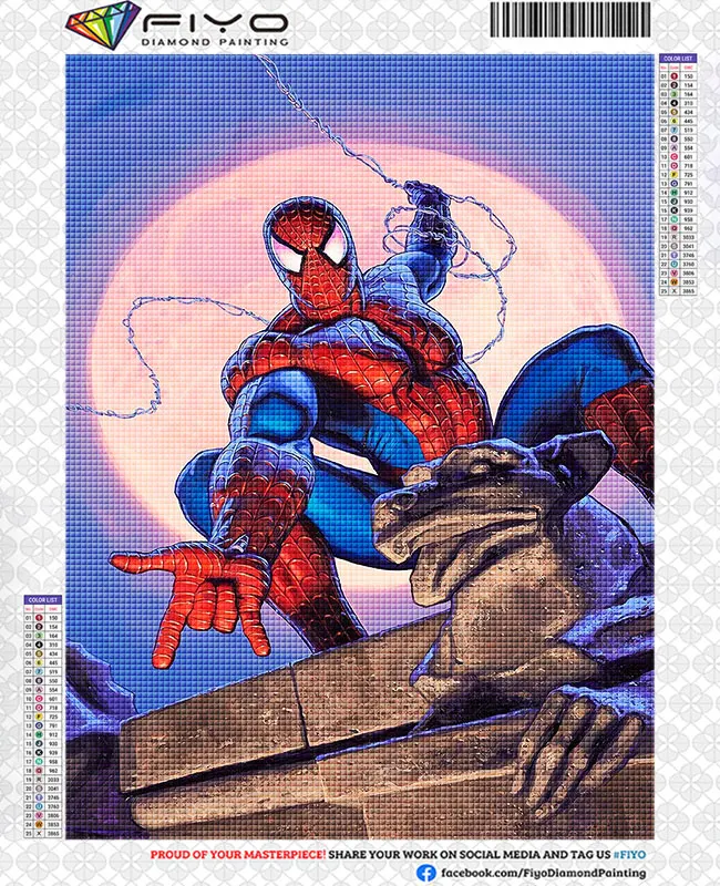 Diamond Painting Hero Cartoon Avengers 5D DIY Disney Spiderman Diamond  Embroidery Mosaic Art Picture Gift Home Decor - AliExpress