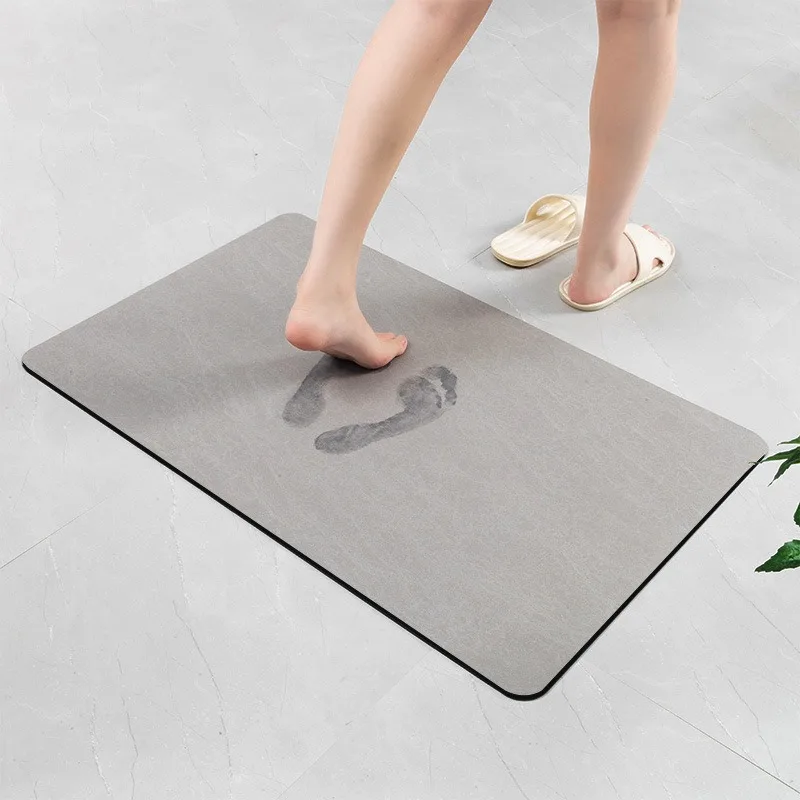 Bathroom Anti-slip Mat Diatom Mud Absorbent Pad Nordic Style Toilet Floor Mat Soft Diatomite Bathroom Toilet Carpet floor mat non slip mat carpet mat