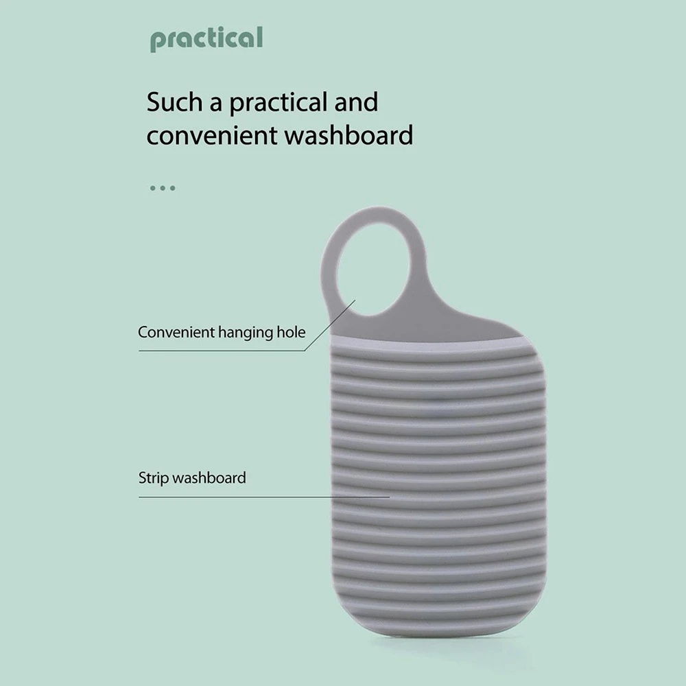 Travel Portable Thicken Mini Non Slip Laundry Accessories Board Washing Children's Clothes Socks Cleaning Products