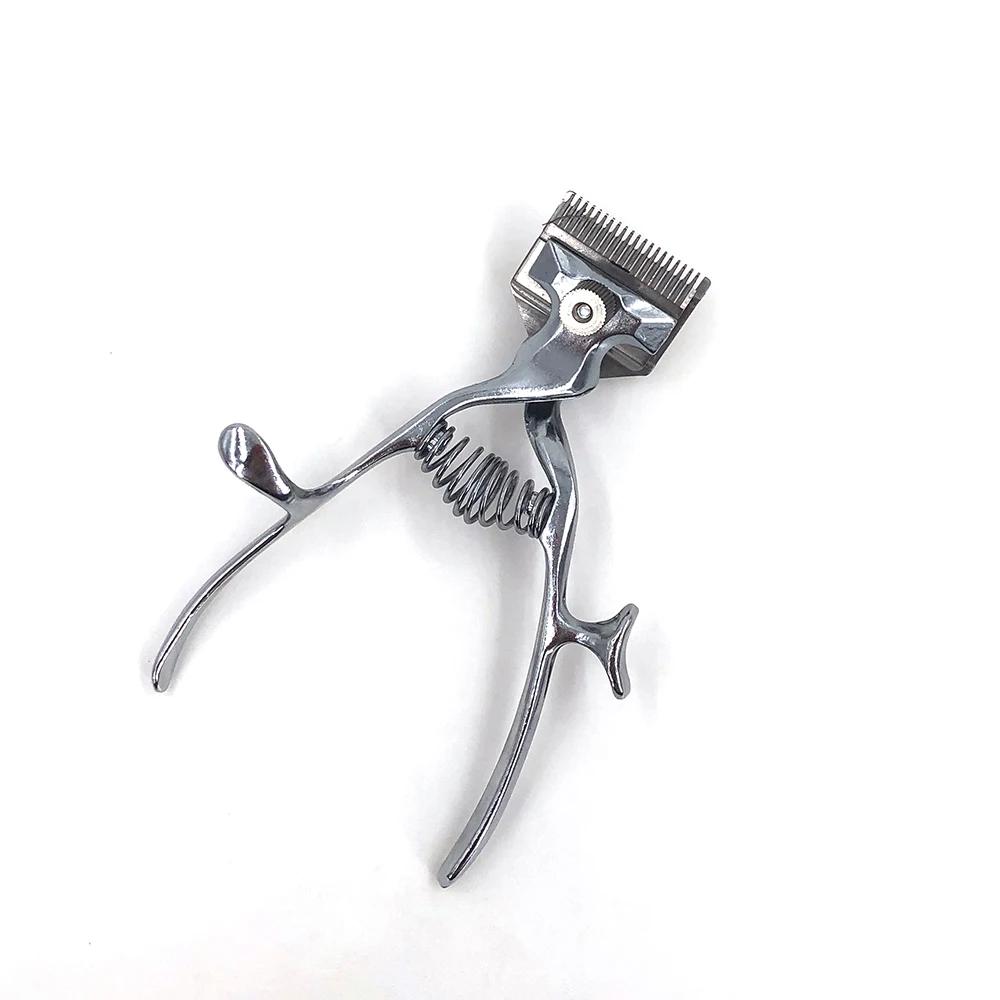 2022 휴대용 손 수동 머리 가위 헤어 트리머 커터 스테인레스 스틸 이발사 헤어 가위 도구 남성용 헤어 케어