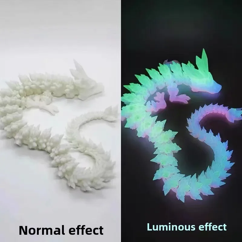 3D Printed Dragon Egg with Full Articulated Dragon Model – Movable Desktop Ornament 6