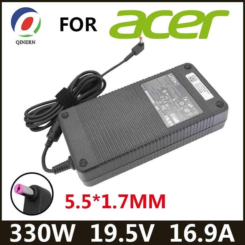 Adaptador do Portátil de 19.5v 16.9a 330w A20330p1a 330w para Acer Predator Helios 300 Ph31755 Rtx 3070 Ph517-52-94rq Carregador