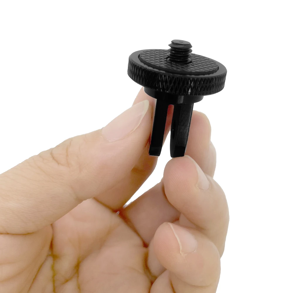 Aluminum Alloy Tripod Adapter 1/4" Metal Mount For GoPro Hero 13 12 11 10 9 Insta360 X5 X4 X3 DJI Osmo Action Camera Accessories