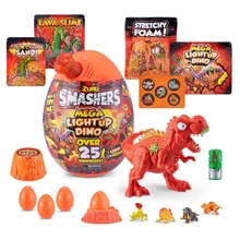 

Original Zuru Smashers Mega Lightup Dino Slime Surprises Egg Doll Dinosaur Collectibles T-Rex Jurassic Series Boy For Toy Gift